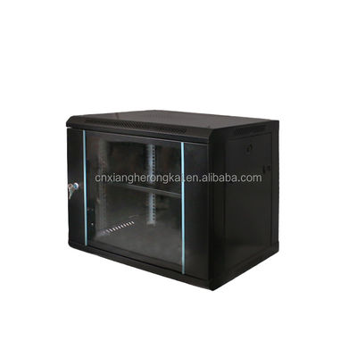 Wandmontage 9U netwerkkast OEM-server en dubbele sectie met twee vergrendelingstoetsen