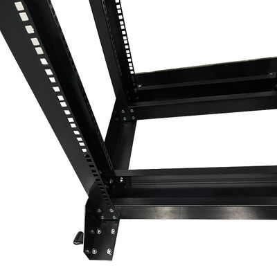 6U Heavy Duty 4 Post Open Frame Server Rack voor CCTV en outdoor netwerkorganisatie