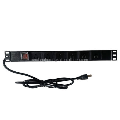 8 Way 20A Double-Break Switch American Standard Power Socket PDU voor stroomverdeling