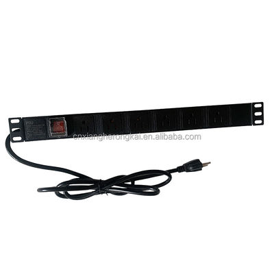 8 Way 20A Double-Break Switch American Standard Power Socket PDU voor stroomverdeling