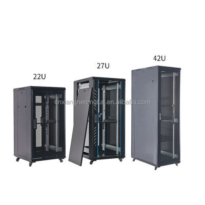 Bewaardeerbare 22U 27U 42U Server Room Network Switch Rack Cabinet Enclosure