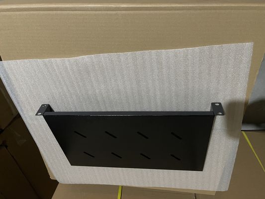 SPCC koudgewalst staal 1U geventileerd toetsenbord voor rack mount communicatiebak