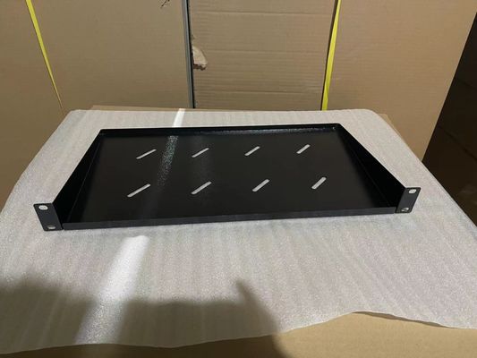 SPCC koudgewalst staal 1U geventileerd toetsenbord voor rack mount communicatiebak