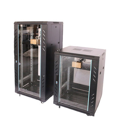 Stock 4u Server Rack Cabinet voor Server Room Data Center Mesh Door Network Cabinet