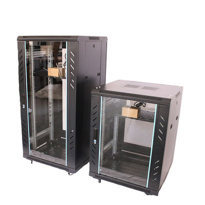 Stock 4u Server Rack Cabinet voor Server Room Data Center Mesh Door Network Cabinet