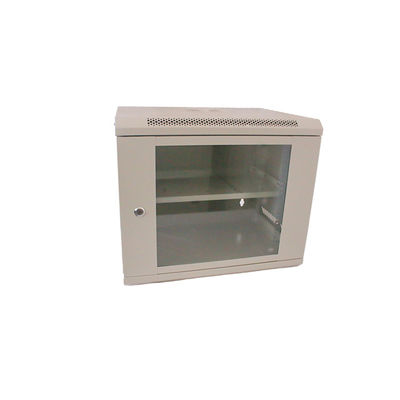 SPCC Koudgewalste stalen wandmontage Netwerk Server Rack 450*530*400 Gestoorde glazen deur