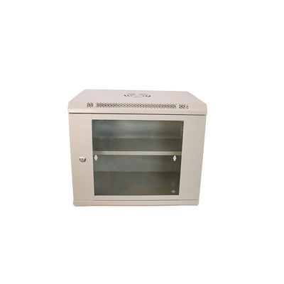 SPCC Koudgewalste stalen wandmontage Netwerk Server Rack 450*530*400 Gestoorde glazen deur