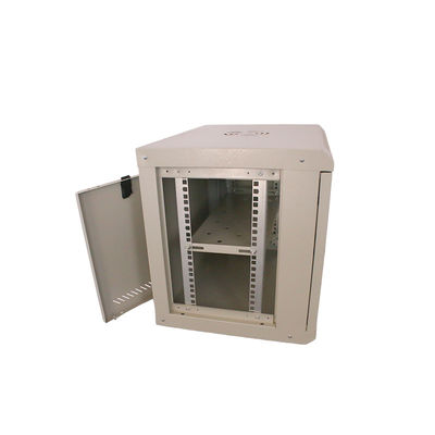 SPCC Koudgewalste stalen wandmontage Netwerk Server Rack 450*530*400 Gestoorde glazen deur