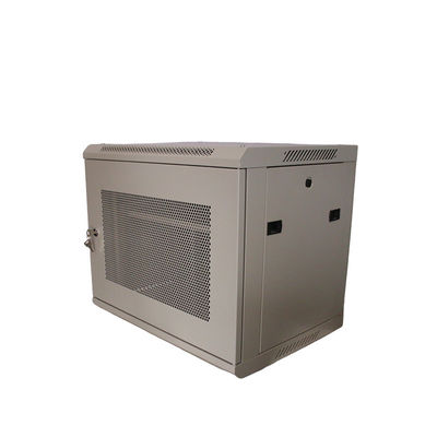Grote voorraad dubbele sectie wandmontage 19 inch 9U server rack netwerkkas voor serverkamer