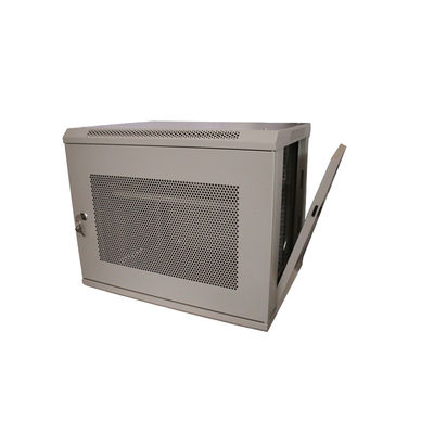 Grote voorraad dubbele sectie wandmontage 19 inch 9U server rack netwerkkas voor serverkamer