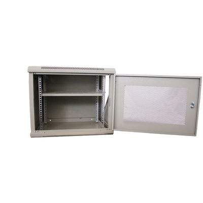 Grote voorraad dubbele sectie wandmontage 19 inch 9U server rack netwerkkas voor serverkamer