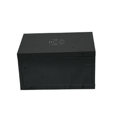 19 inch klein kastje muur montage netwerk kast met glazen deur en twee slot sleutels