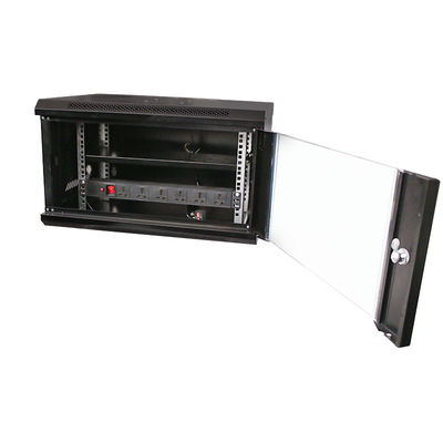 Op maat gemaakte rekken 19 inch 6U Wandmontage Netwerk Open Kas met optionele OEM service