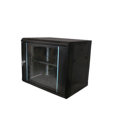 9U Data Center Server Rack Cabinet gemaakt van SPCC koudgewalst staal voor Office Network