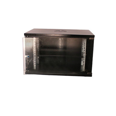 Wandmontage Glijdend 10U tot 22U Ethernet 19 inch Rack Cabinet met twee vergrendelingssleutels