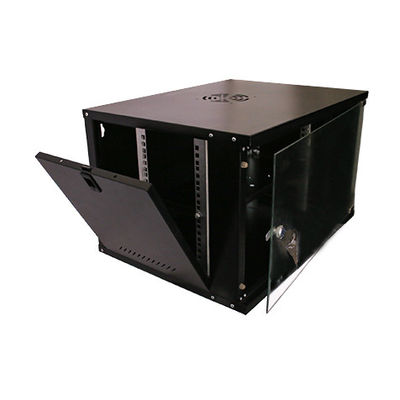 Wandmontage Glijdend 10U tot 22U Ethernet 19 inch Rack Cabinet met twee vergrendelingssleutels