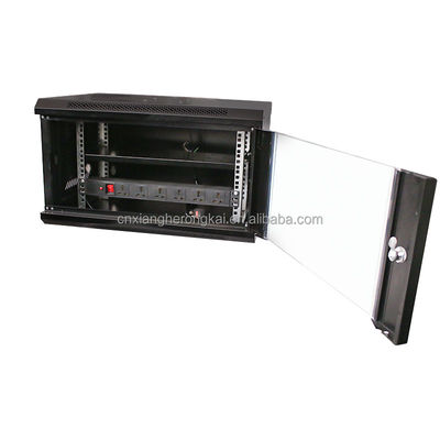 Netwerkkasteel Wandmontage Server Rack met L-rails en dubbele sectie