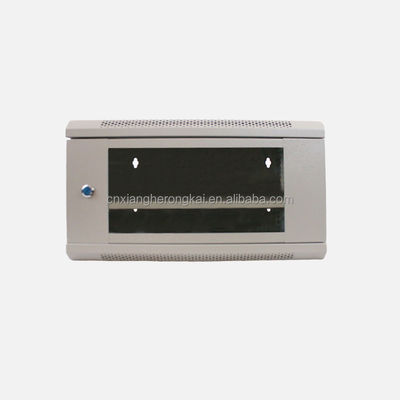 Mini Server Rack Glass Door Small DDF 6U Wall Mount Network Cabinet voor Data Wall Box