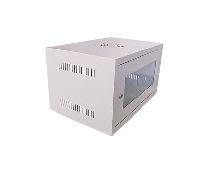 Elektrische kast 6u Netwerk Muur montage behuizing met Power Coated Finish en Custom