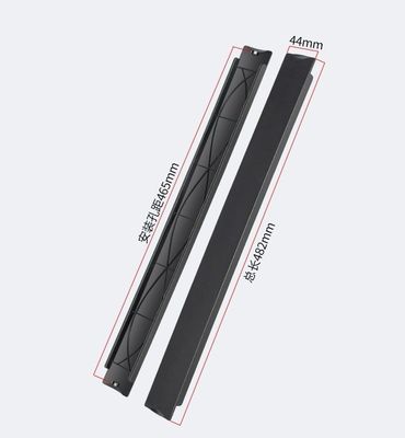 1U kast Plastic kast Blind Plate Netwerk kast Accessoires met zwarte kleur
