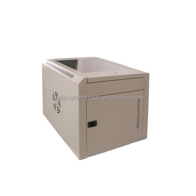 9U Wall Mount Network Server Rack met geharde glazen deur Standaard Serverkast