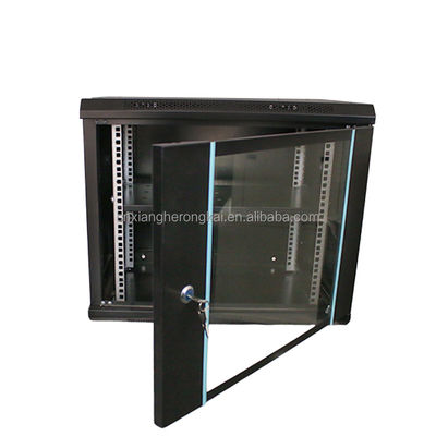 Stockproducten 9u 4u 6u 9u 12u Flat Network Cabinet Server Rack Cabinet Wand gemonteerd