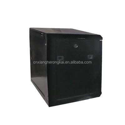 Wandmontage 9U netwerkkast OEM-server en dubbele sectie met twee vergrendelingstoetsen