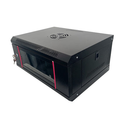 9U Kabinet Network Rack gemaakt van SPCC koudgewalst staal voor standaard Server Rack Cabinet