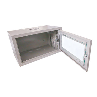 300*530*350 Wandmontage 6U Server Rack Cabinet met koelsysteem en kabelinvoer