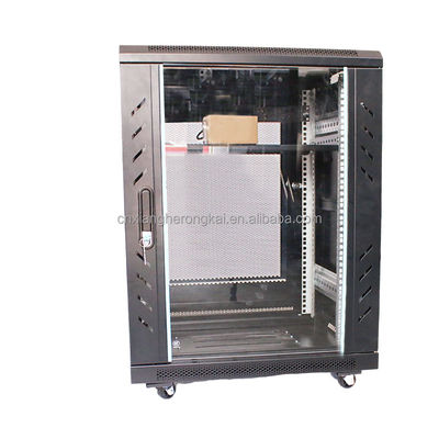 18u 22u 24u koudgewalst staal server rack netwerkkas met optionele OEM-service